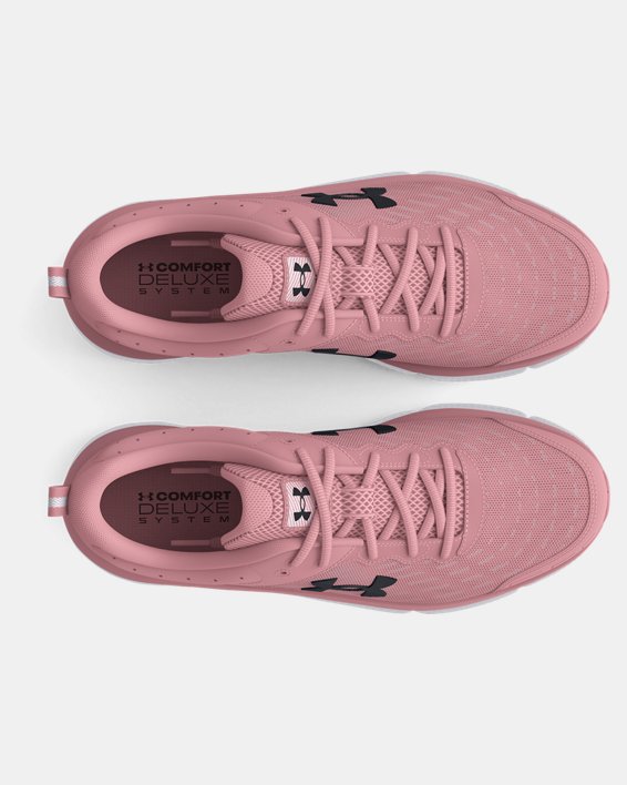 Women's UA Charged Assert 10 Running Shoes, Pink, pdpMainDesktop image number 2